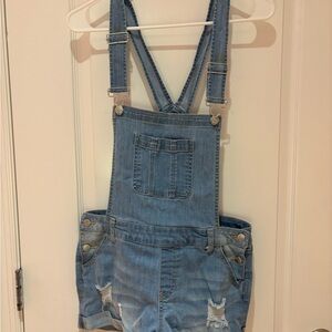 Women's Blue Denim Overalls